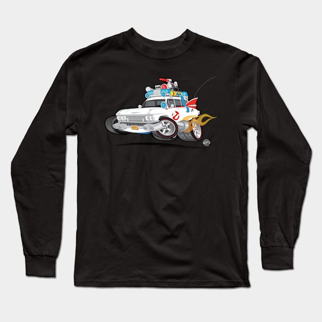 G Buster Car Long Sleeve T-Shirt by Goin Ape Studios